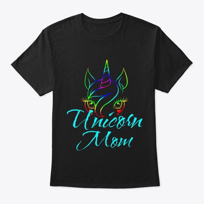 Unicorn Mom Pretty Face T-Shirt