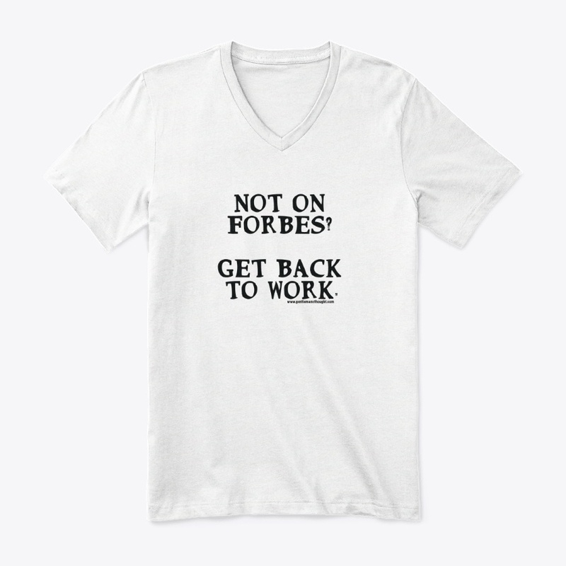 Not on Forbes? Get back to work. 