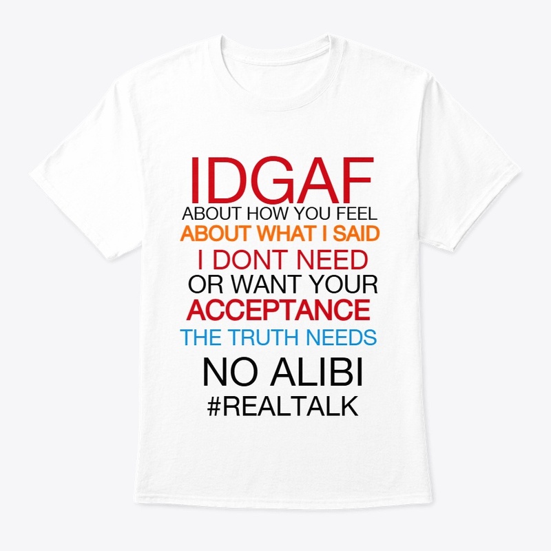 WHITE IDGAF