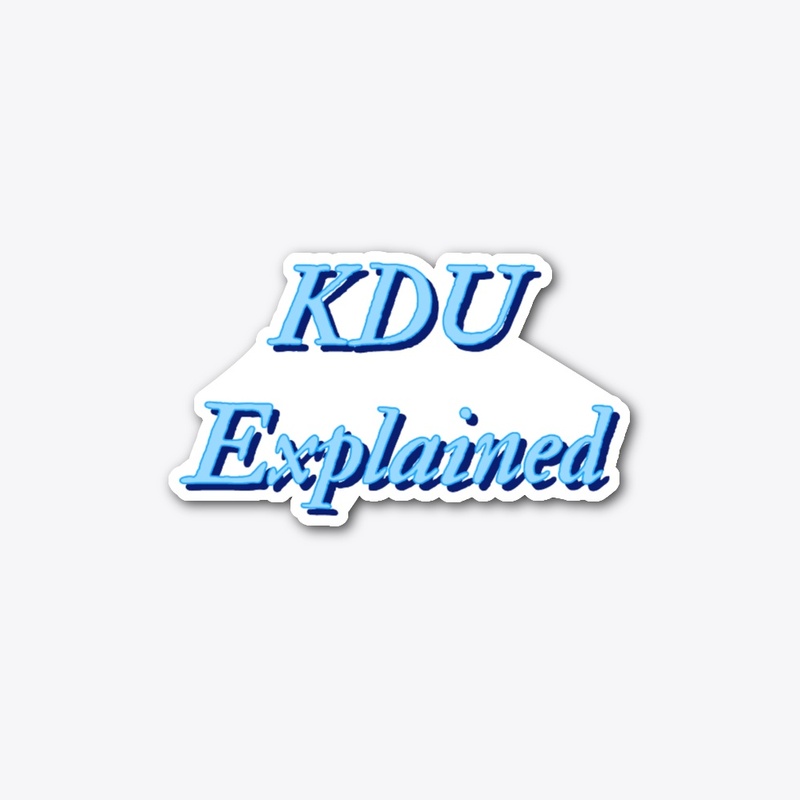 KDU Explained