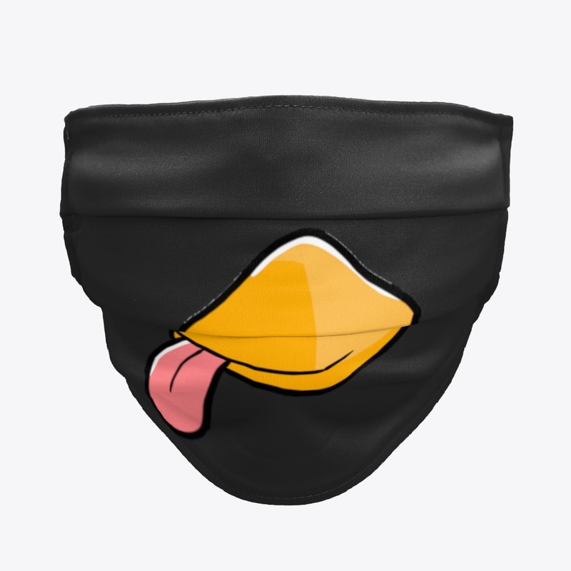 Penguin Tongue Emoji Mask