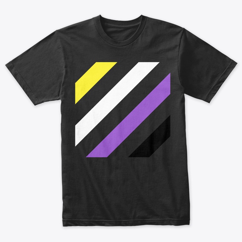 Nonbinary/Enby Flag (Diagonal Stripes)