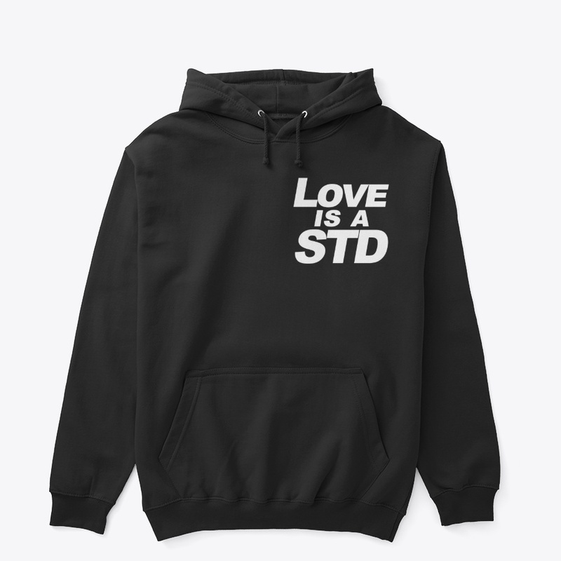 Love is a STD chest logo