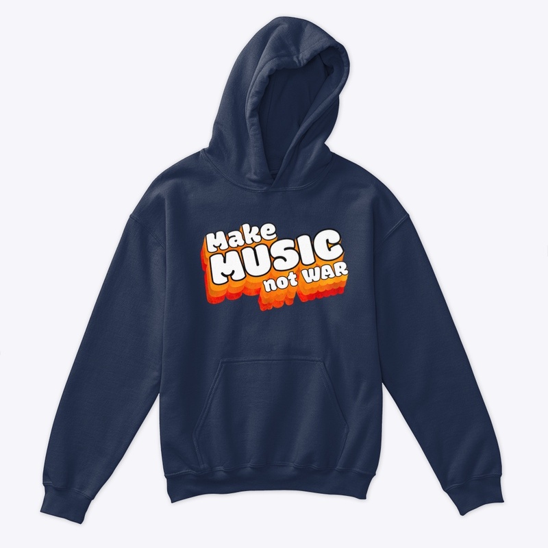 Make Music Not War Retro