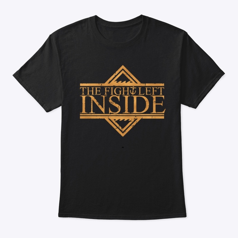 The Fight Left Inside Gold Logo T-Shirt