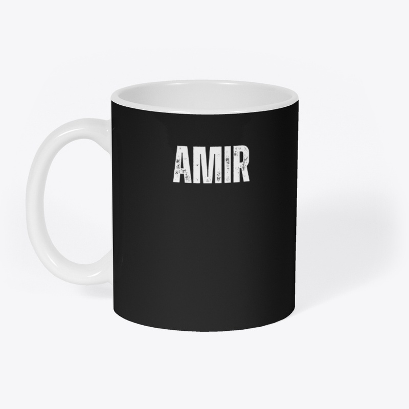 Personalized Name "Amir" Vintage Style
