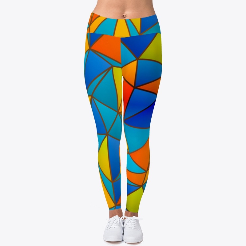 Tri-Fold Geometric Digital Art