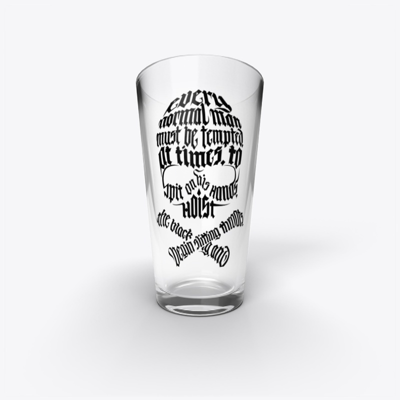 Skull Calligram