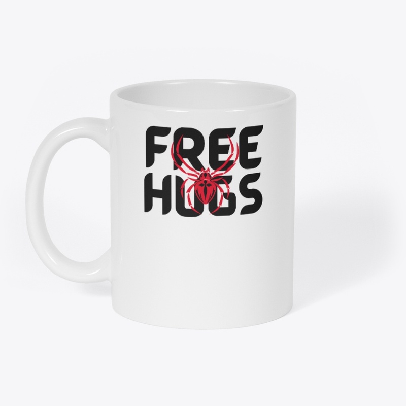 FREE HUGS SPIDER T SHIRT