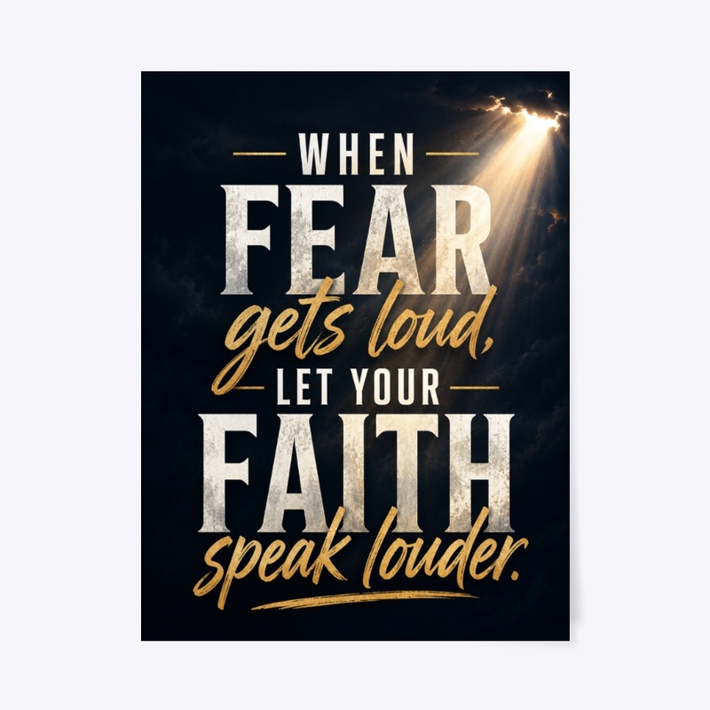 Faith Speaks Louder Print