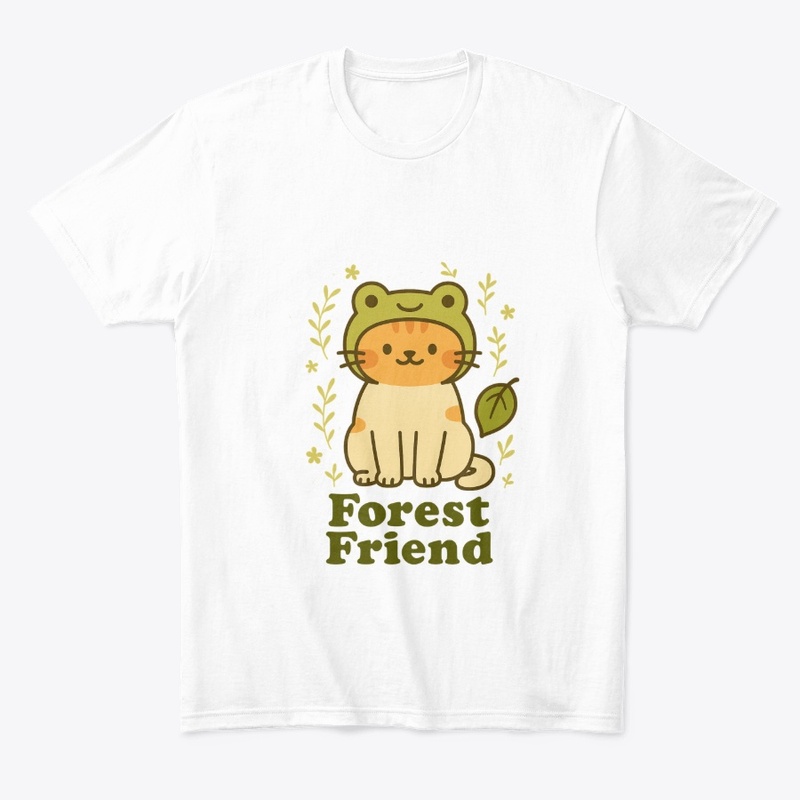 Forest Friend Frog Hat Cat