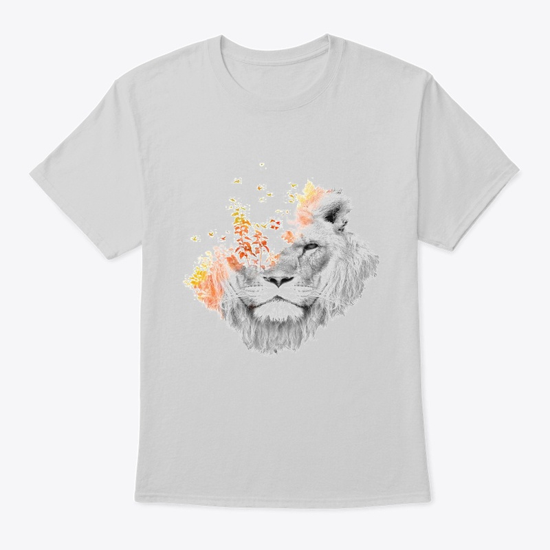 new tshirt Gray lion
