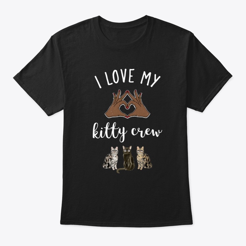 I Love My Kitty Crew Design 3 | Cat Tee 
