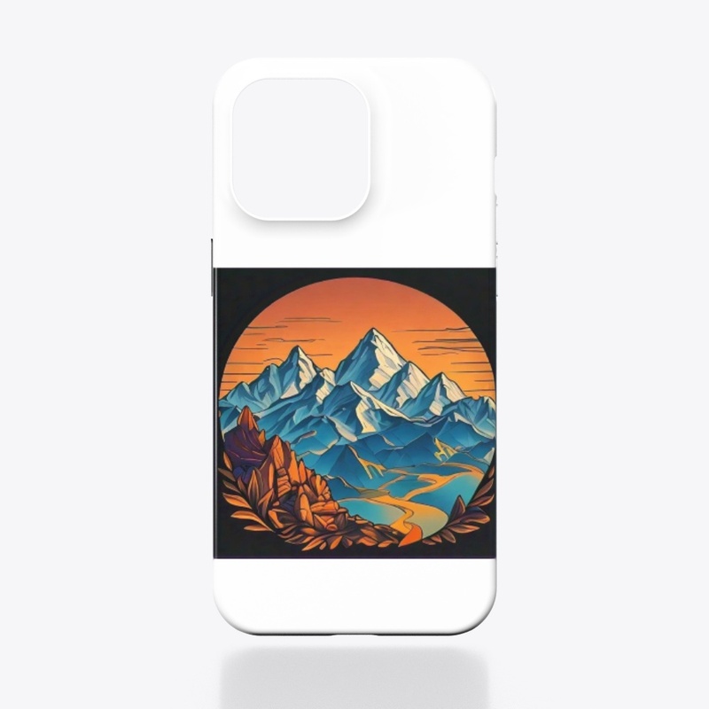 natural scene t shirt desing 