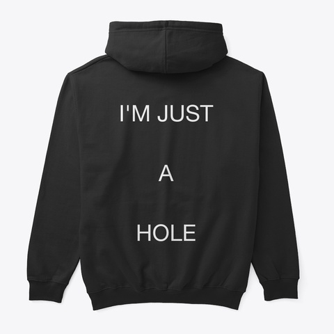 Hole Black T-Shirt Back