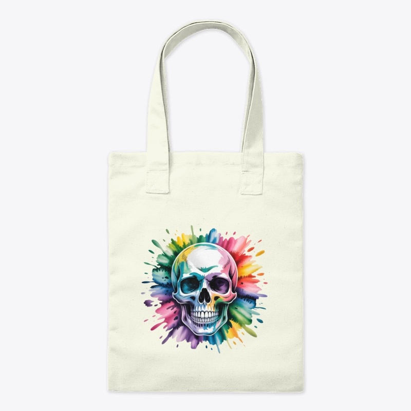 Skull and splashes