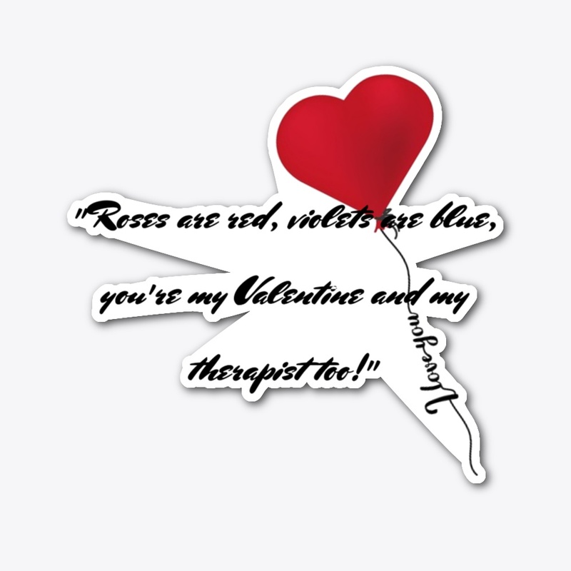 Minimal Heart Balloon with Love Message