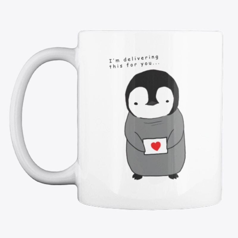 Love Letter - Cute Baby Penguin Design