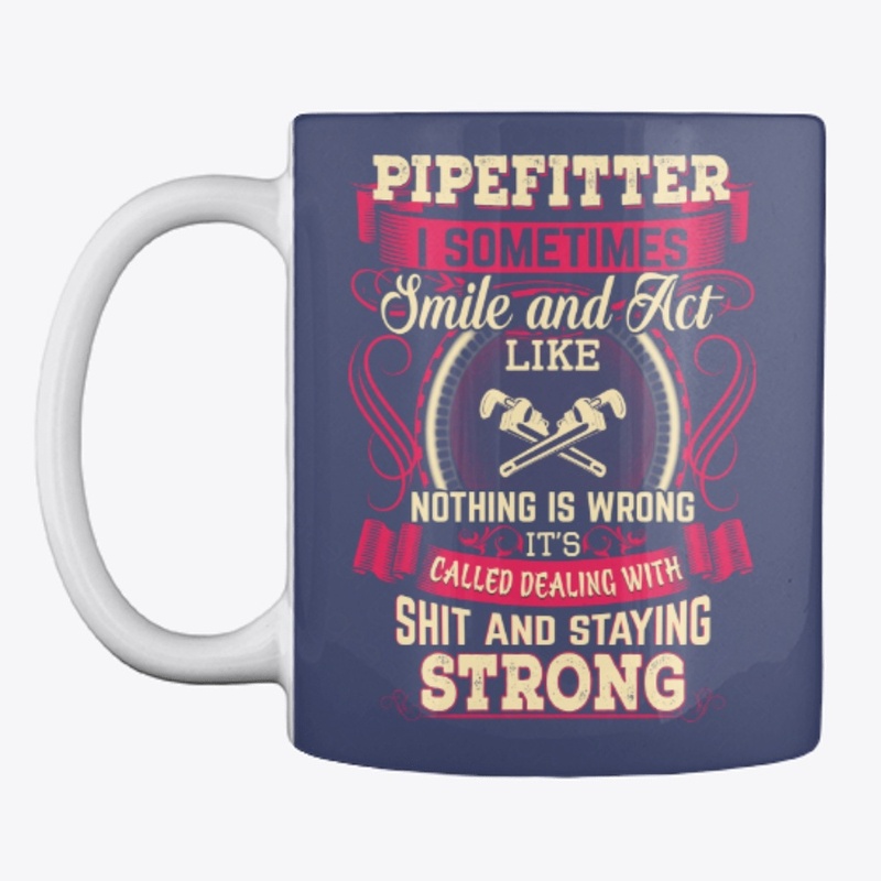 Strong Female pipefitter
