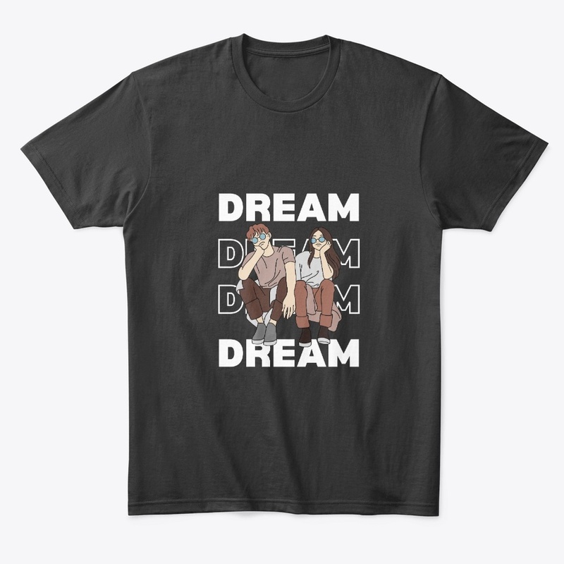 dream couple t shirt black cute couple