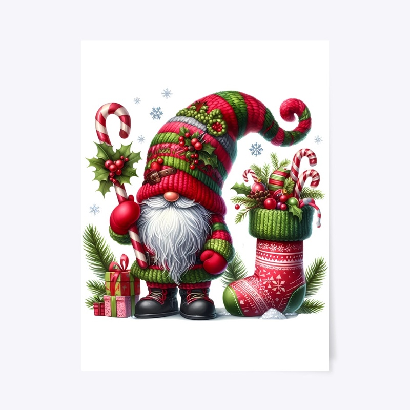 Stocking-Filled Gnome Joy