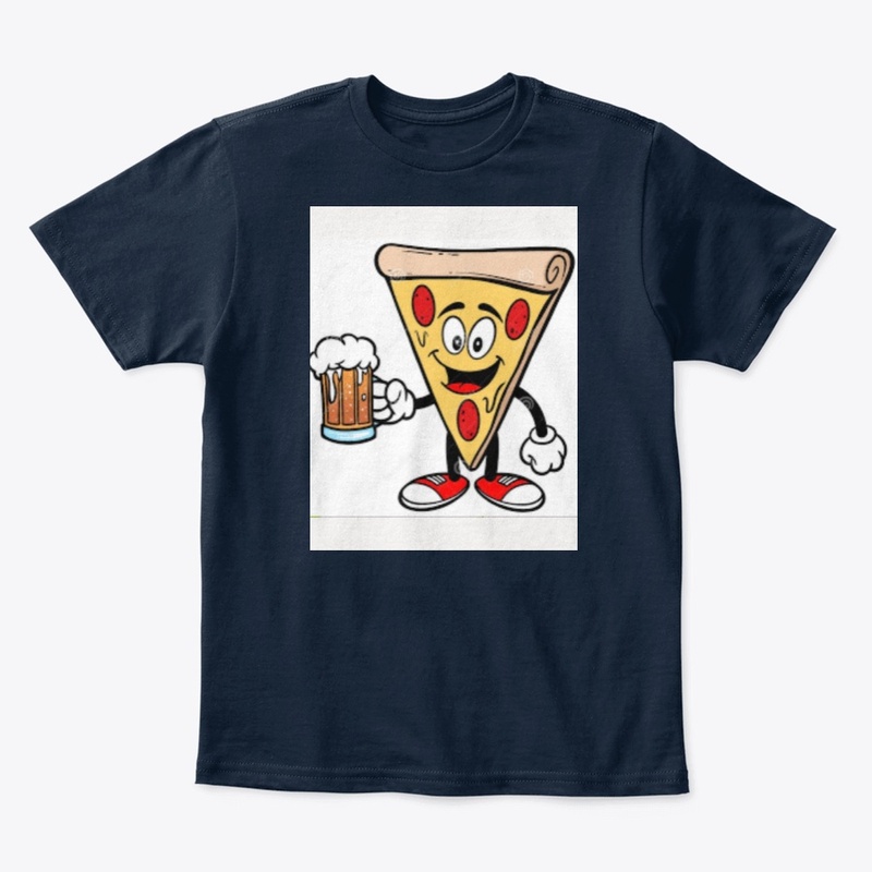 Pizza and beer t shirt