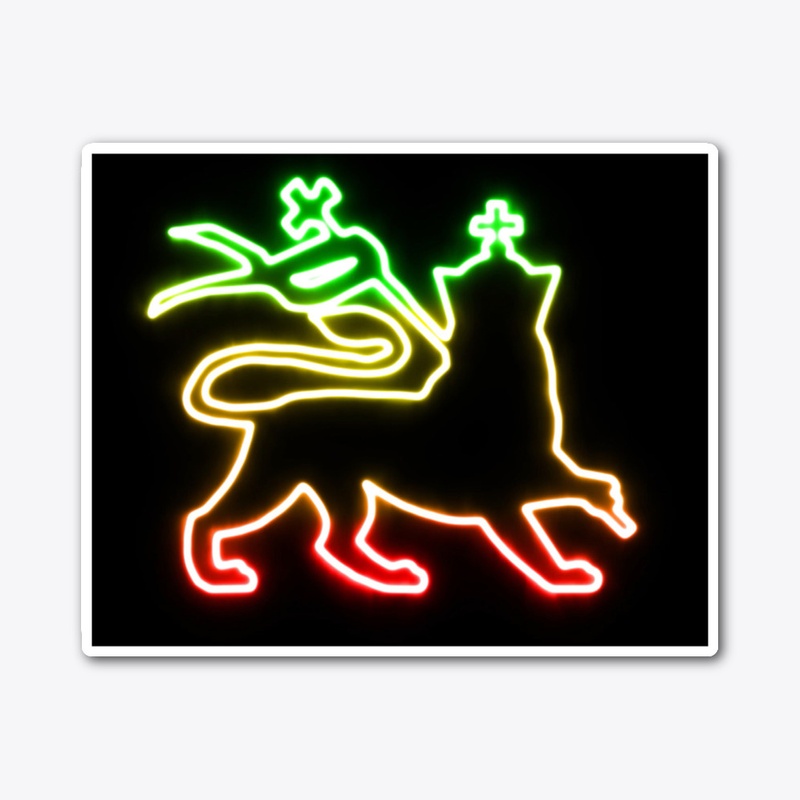 Lion of judah bright outline