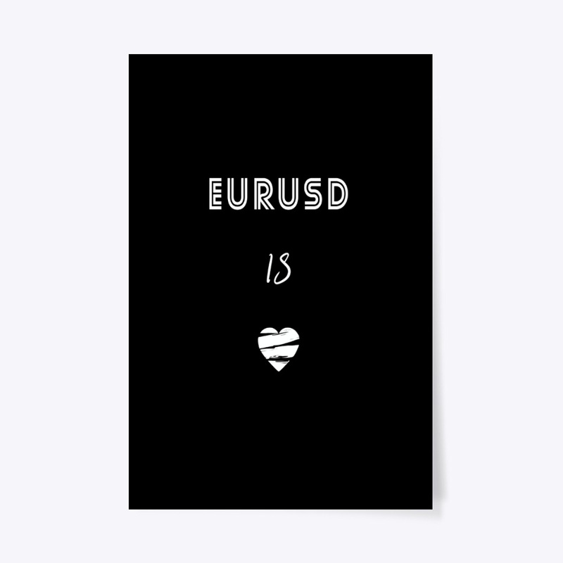 Forex trading EURUSD T-shirt