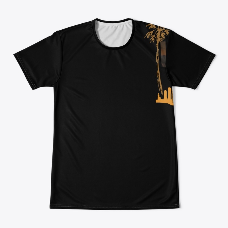 LEO UT Graphic Short Black Color T-Shirt