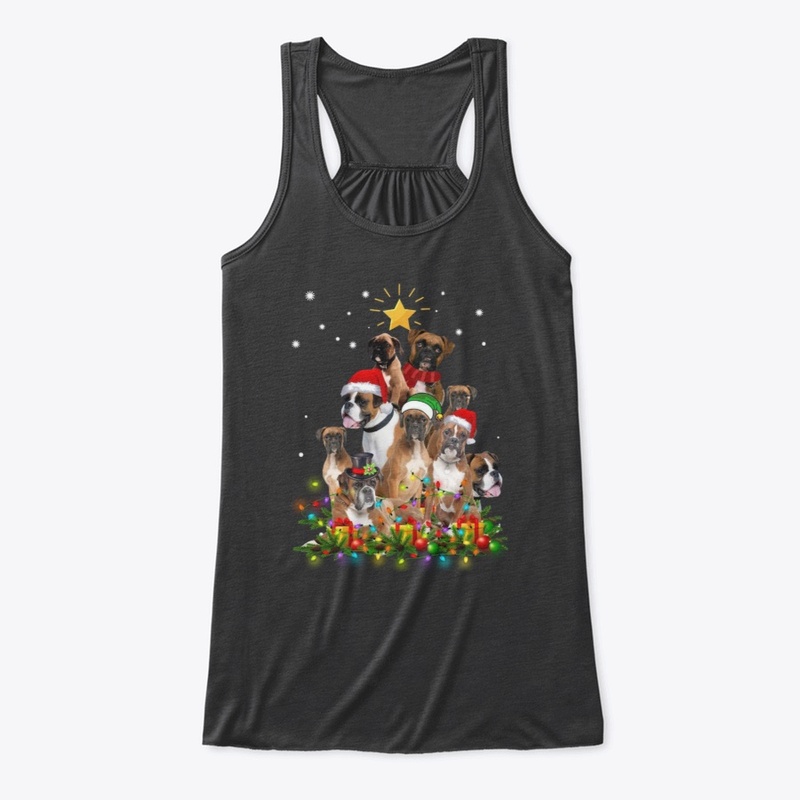 Boxer Dog Christmas T-Shirts