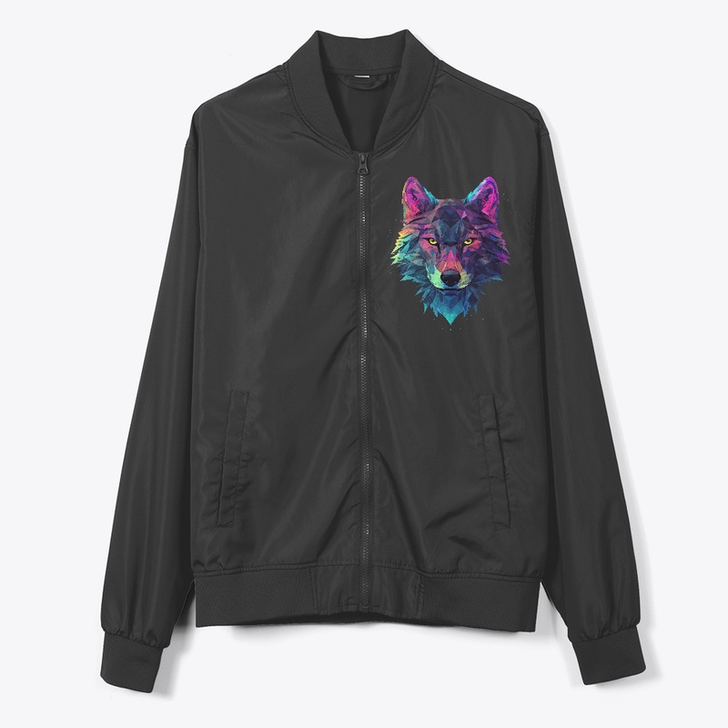Geometric 3D Low Poly Wolfhead