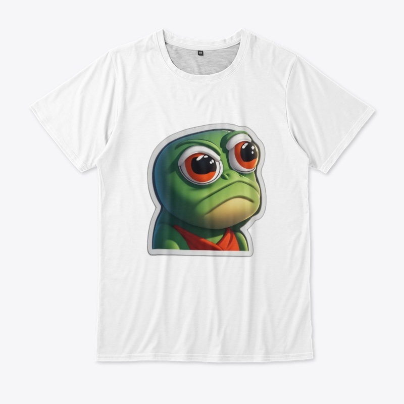 PEPE Sticker on T-Shirt