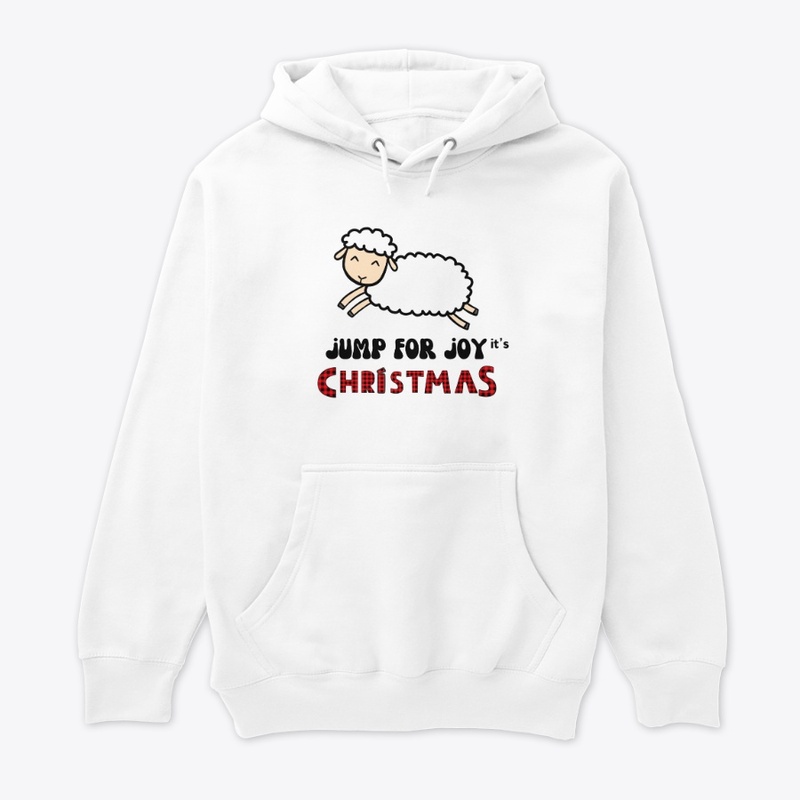 Jump for Joy | White | T-shirt Hoodie