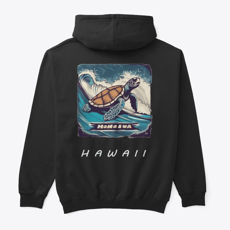 Honolua - Surfing Turtle
