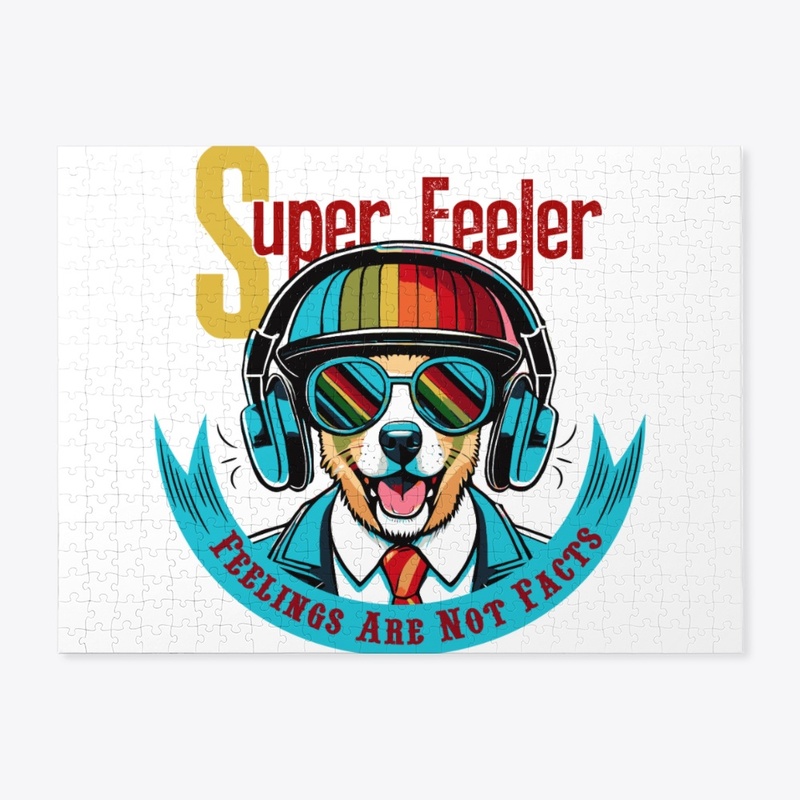 Cute Dog with Rainbow Sunglass T-Shirt