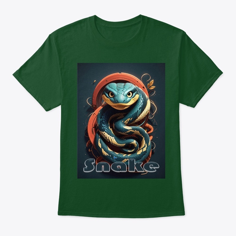 T-shirt design Snake 