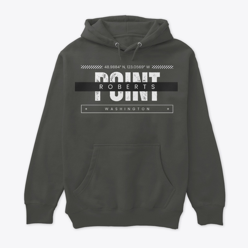 Point Roberts Coordinates - Dark