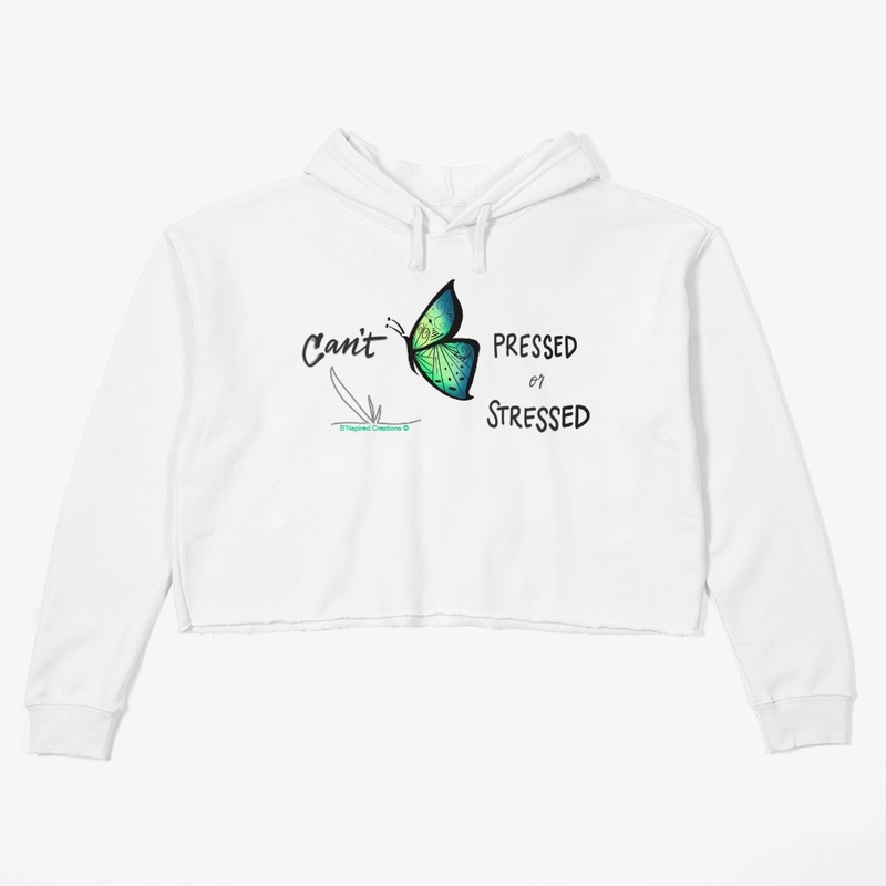 Can't B Green Crop Hoodie