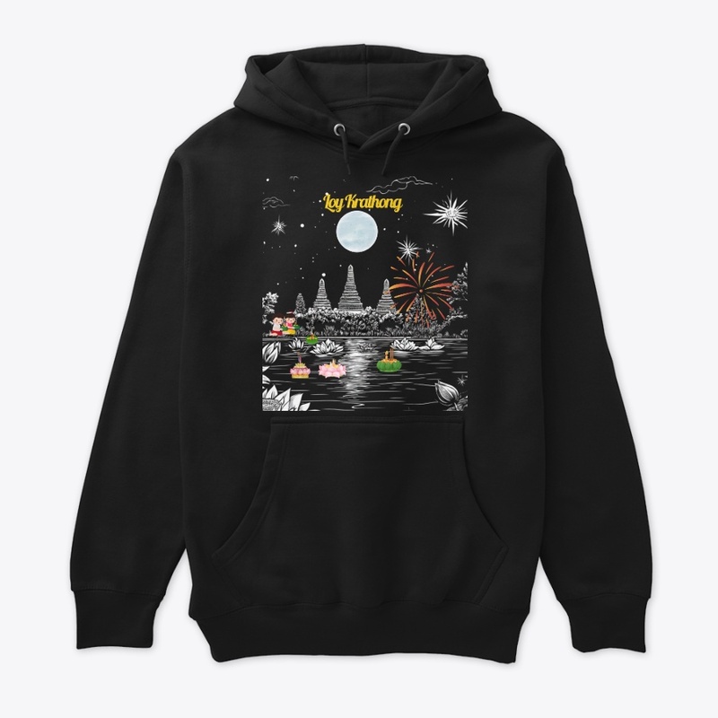 Loy krathong,T-shirt, Thai land