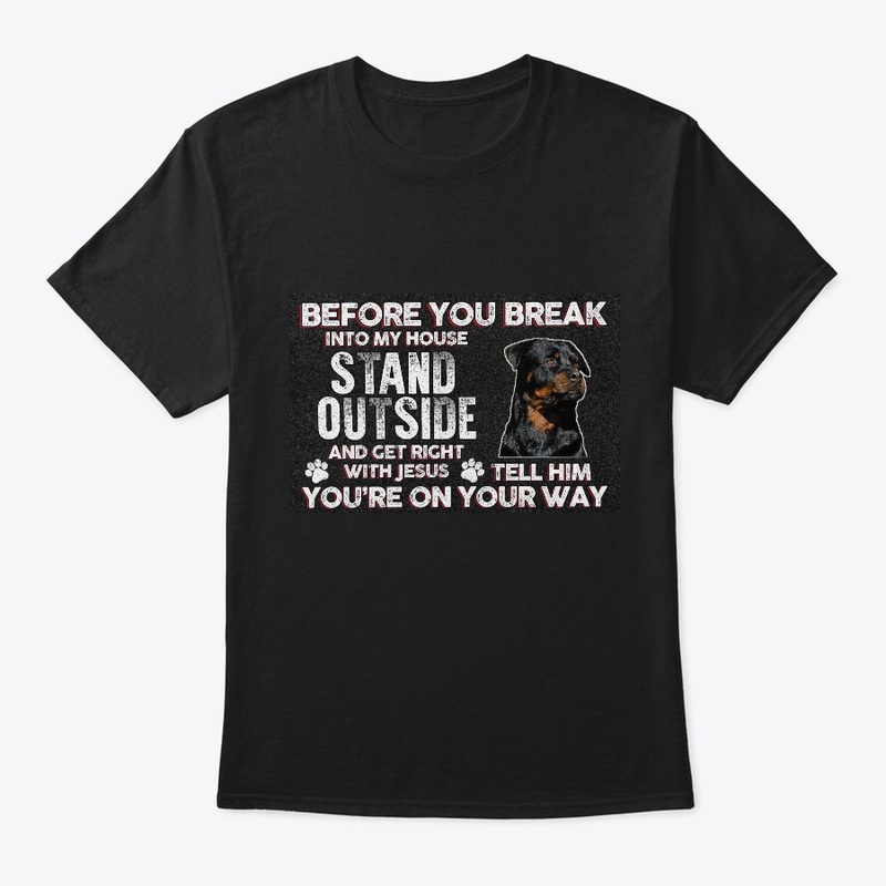 Rottweiler Stand Outside