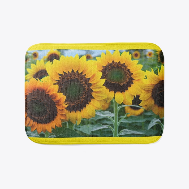Sunflowers Bath Mat