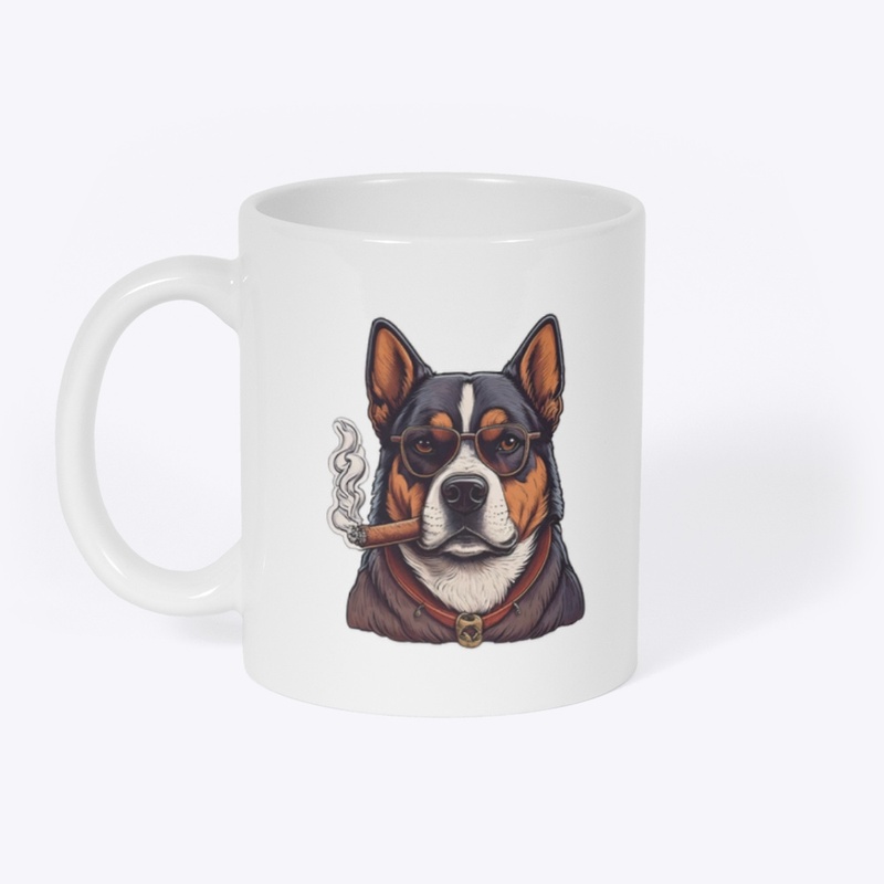 Cool Dog with Cigar