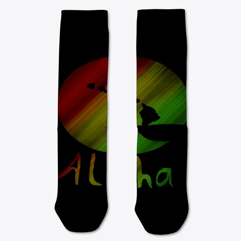 cool rasta style hawaii T-shirt