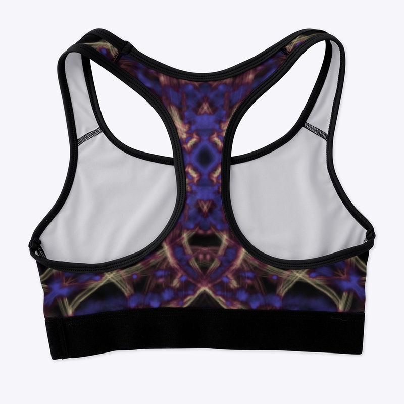 Psychedelic sports bra 