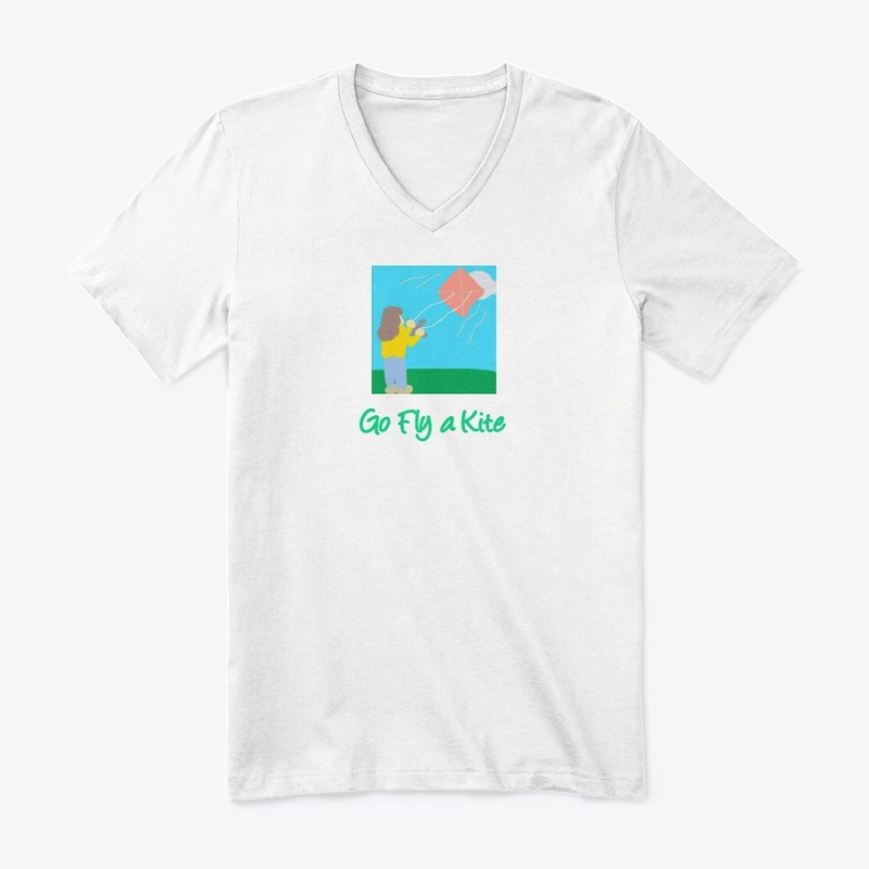 Go Fly a Kite Cute Colorful Art