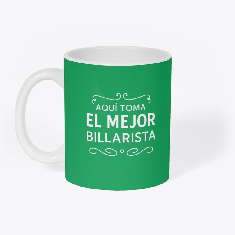 Taza personalizada para billaristas