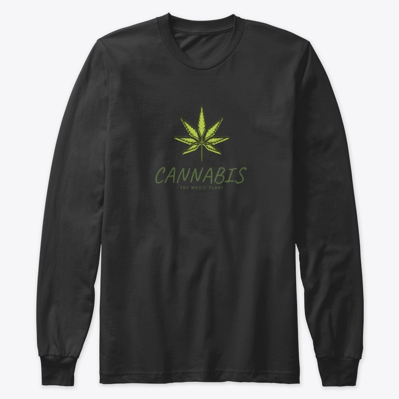 Cannabis The Magic Plant. Weed Design.