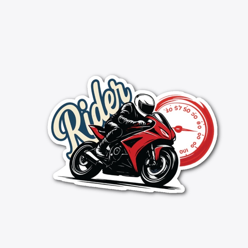 Motorcycle Rider T-Shirt Design