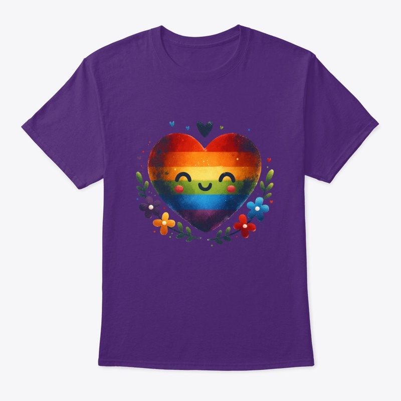 Folk Art Heart Pride Month LGBTQ