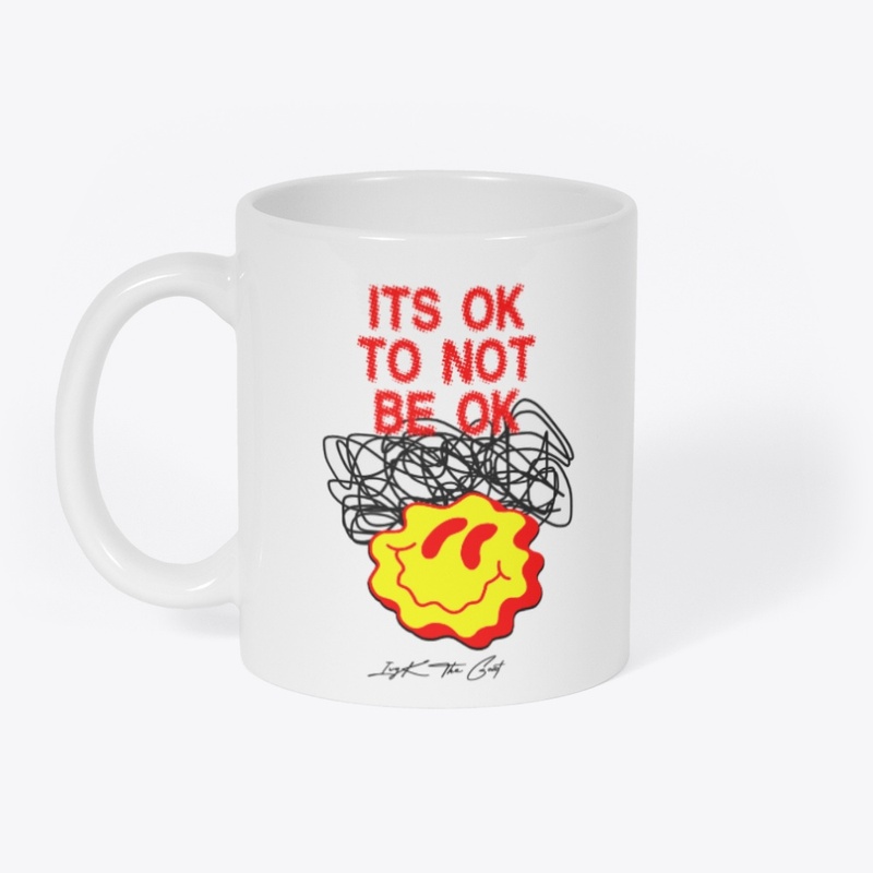 Brown Hoodie "It's Ok Not To Be Ok"